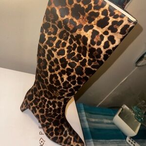 Katy Perry Collections Leopard Heeled Boots